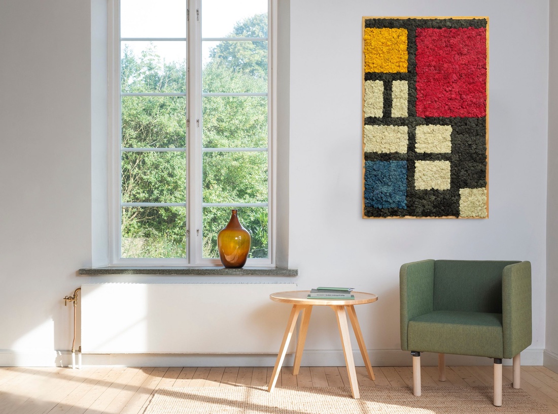 Tablou din licheni 14070 cm - casă & stil de viață - accesorii pentru decorat casa - decorațiuni de pereți, decorațiuni suspendate - tablou cu licheni - Artynos.ro