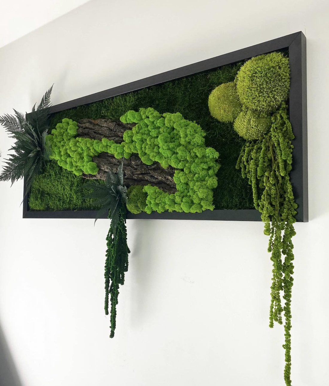 Tablou cu licheni stabilizati 7030 cm - casă & stil de viață - accesorii pentru decorat casa - decorațiuni de pereți, decorațiuni suspendate - tablou cu licheni - Artynos.ro