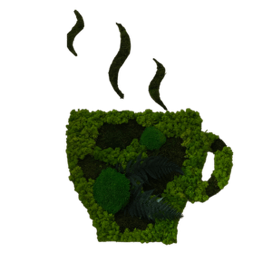 Ceasca din licheni stabilizati 5040 cm - casă & stil de viață - accesorii pentru decorat casa - decorațiuni de pereți, decorațiuni suspendate - tablou cu licheni - Artynos.ro