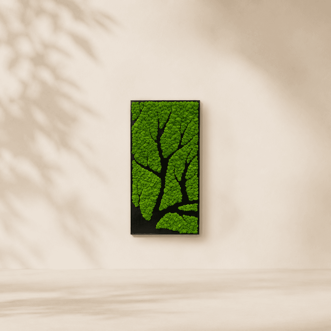 Tablou cu licheni stabilizați Nexus, copac verde, 80 � 40 cm � decor de perete - casă & stil de viață - decorațiuni de casă - decorațiuni de pereți - tablou cu licheni - Artynos.ro