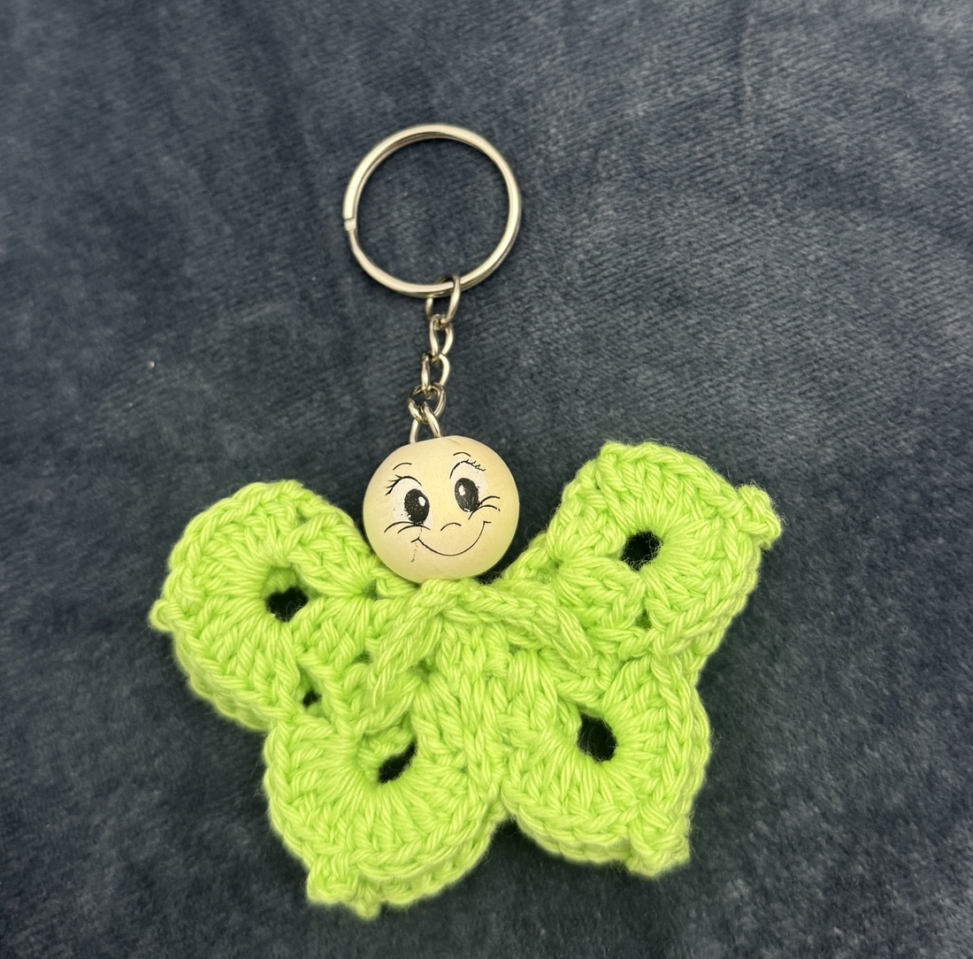 Breloc fluturaș Mărțișor  - bijuterii - mărțișor - Artynos.ro