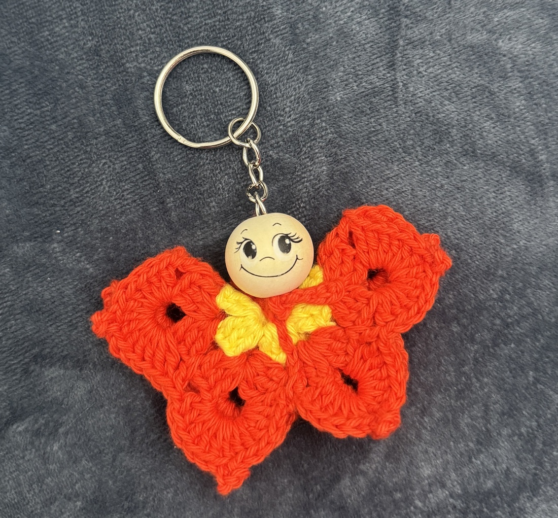 Breloc Fluturaș Mărțișor  - bijuterii - mărțișor - Artynos.ro