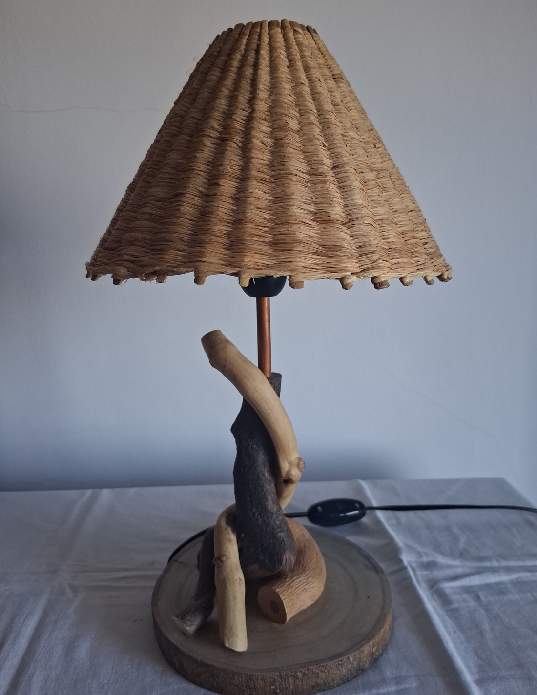 Raffia - casă & stil de viață - lămpi și corpuri de iluminat - lampă de masă - Artynos.ro