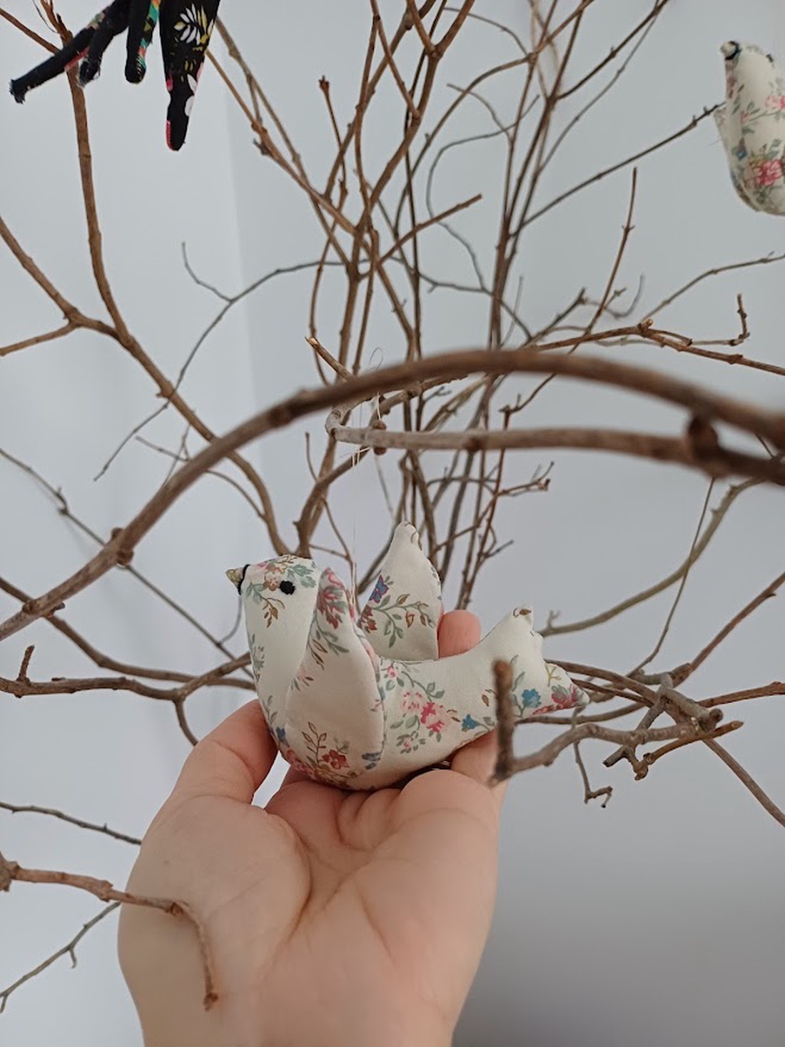 Pasăre textilă handmade - accessorii și unelte - accesorii decorative - alte accesorii - Artynos.ro