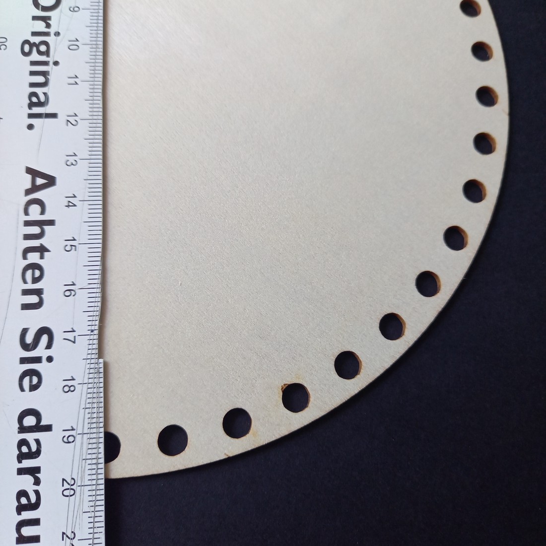 20 cm Material decorativ din lemn natural, potrivit pentru croșetat   -  - Artynos.ro