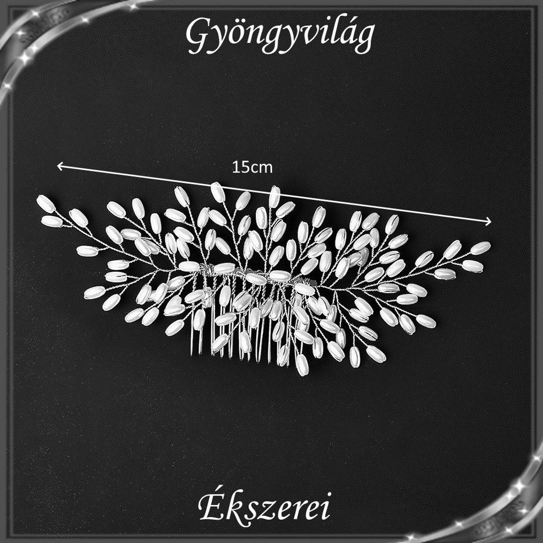 Bijuterii, ornamente de păr, catarame de păr: nuntă, mireasă, ornamente de păr casual S-H-WH-15e - accesorii nuntă - ornamente de păr de nuntă - ornamente de păr mireasă - Artynos.ro