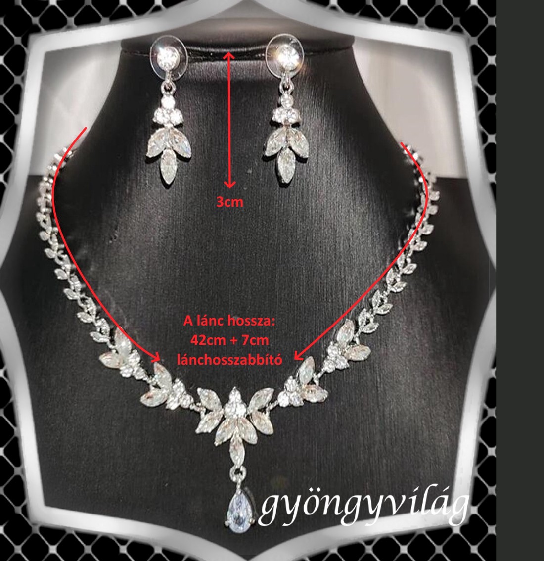 Nunta, mireasa, set de bijuterii casual, ES-SZÉ82 - accesorii nuntă - bijuterii mireasă - set bijuterii de mireasă - Artynos.ro Nunta, mireasa, set de bijuterii casual, ES-SZÉ82 - accesorii nuntă - bijuterii mireasă - set bijuterii de mireasă - Artynos.ro