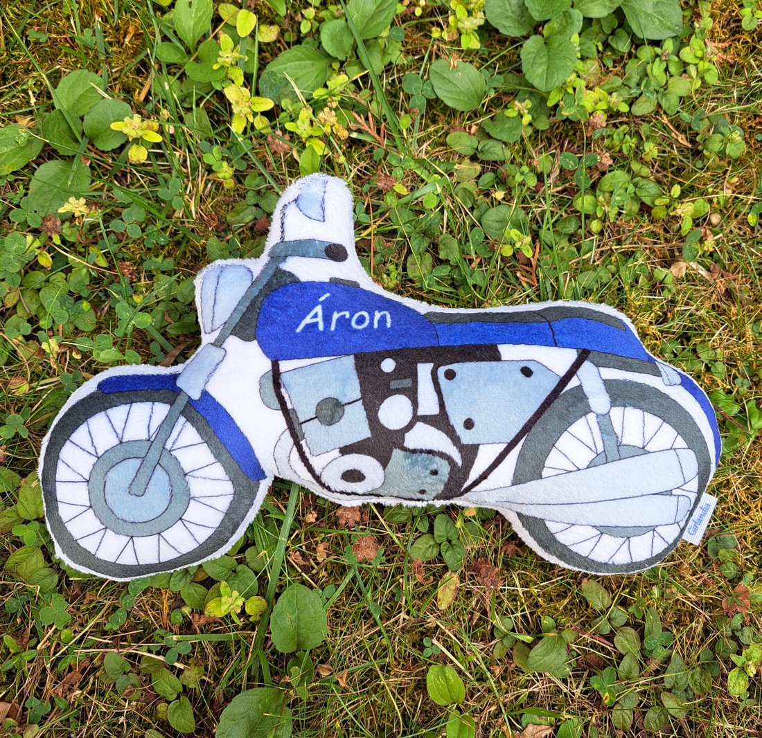 Pernă de dormit pentru motocicletă, pernă pentru vehicul, pernă unică, cadou personalizat -  - Artynos.ro