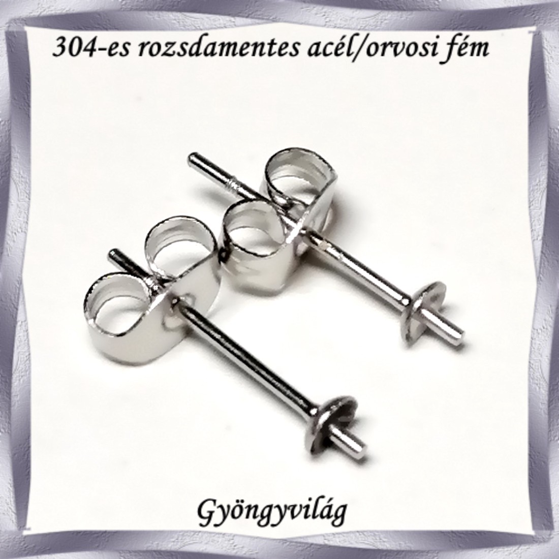 Accesorii pentru bijuterii din oțel prețios: bază pentru cercei NAFK 03-3 4 perechi/cs - - Artynos.ro Accesorii pentru bijuterii din oțel prețios: bază pentru cercei NAFK 03-3 4 perechi/cs - - Artynos.ro