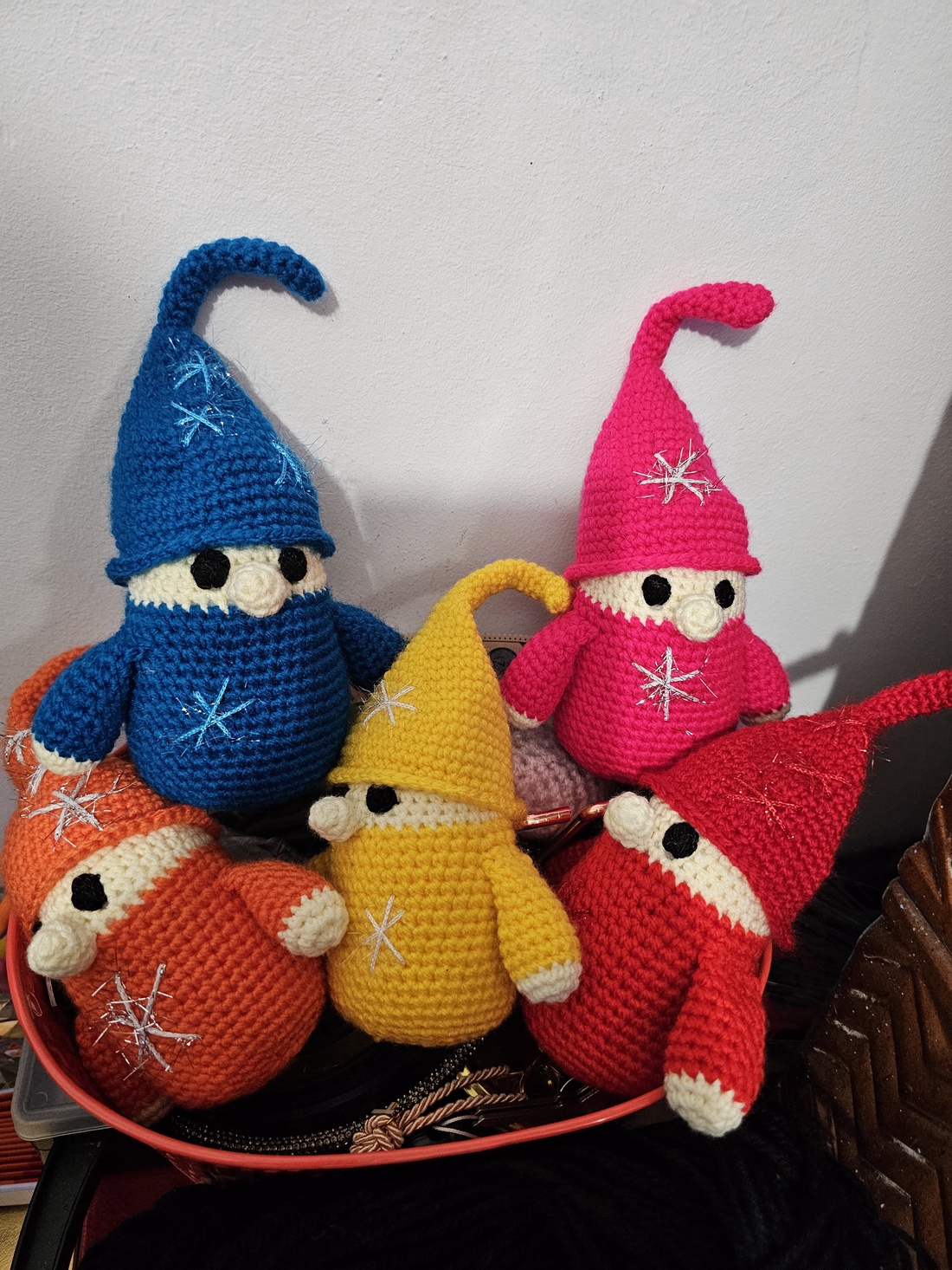 Figurine de iarnă croșetate  - jucării și echipamente pentru copii - plușuri - figurine de pluș - Artynos.ro