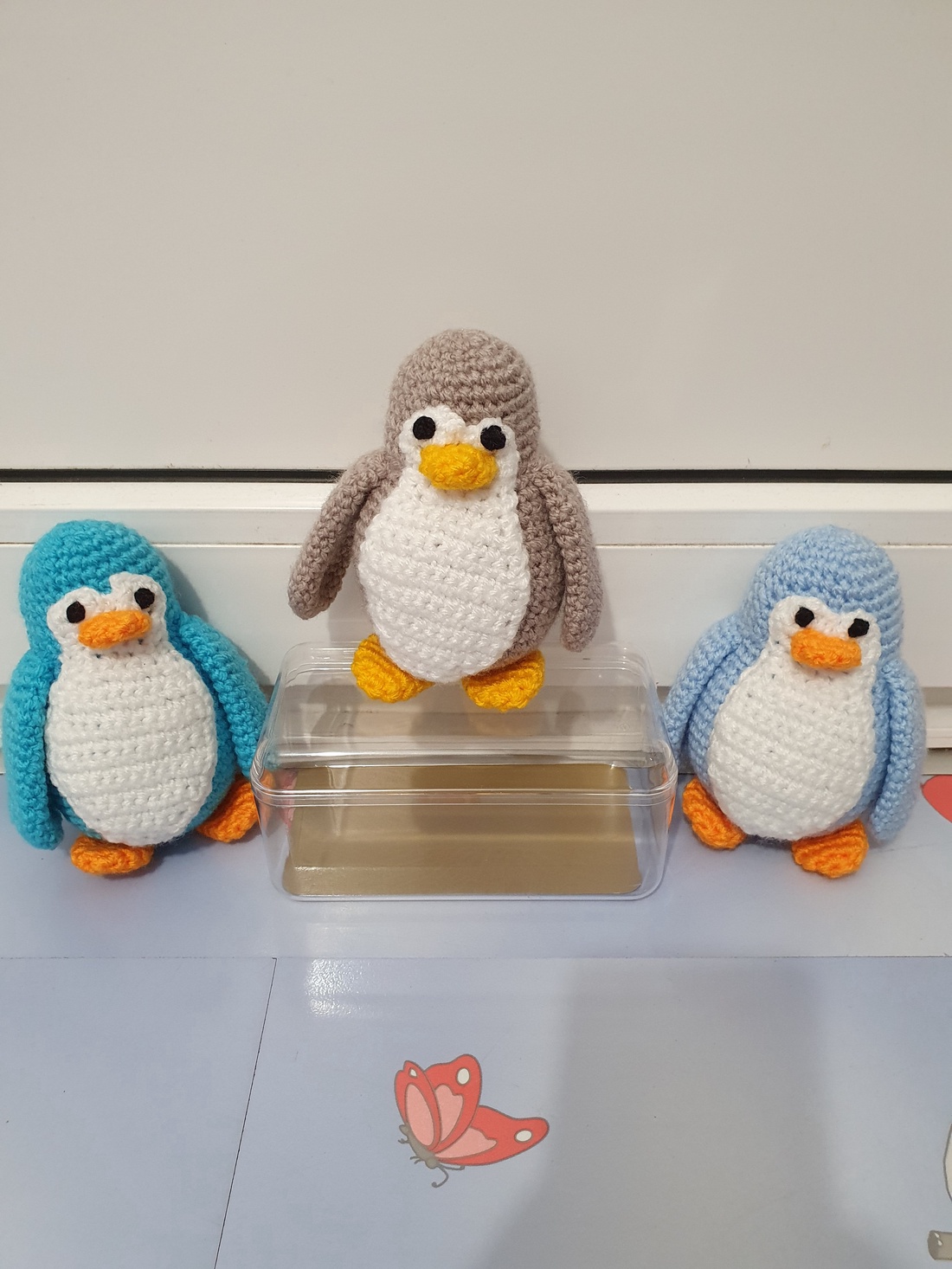 Pinguini croșetați  - jucării și echipamente pentru copii - plușuri - figurine de pluș - Artynos.ro