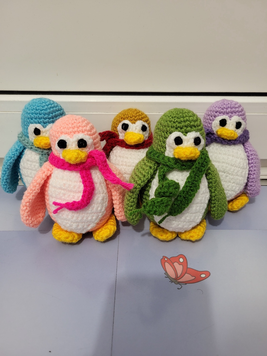 Pinguini croșetați  - jucării și echipamente pentru copii - plușuri - figurine de pluș - Artynos.ro
