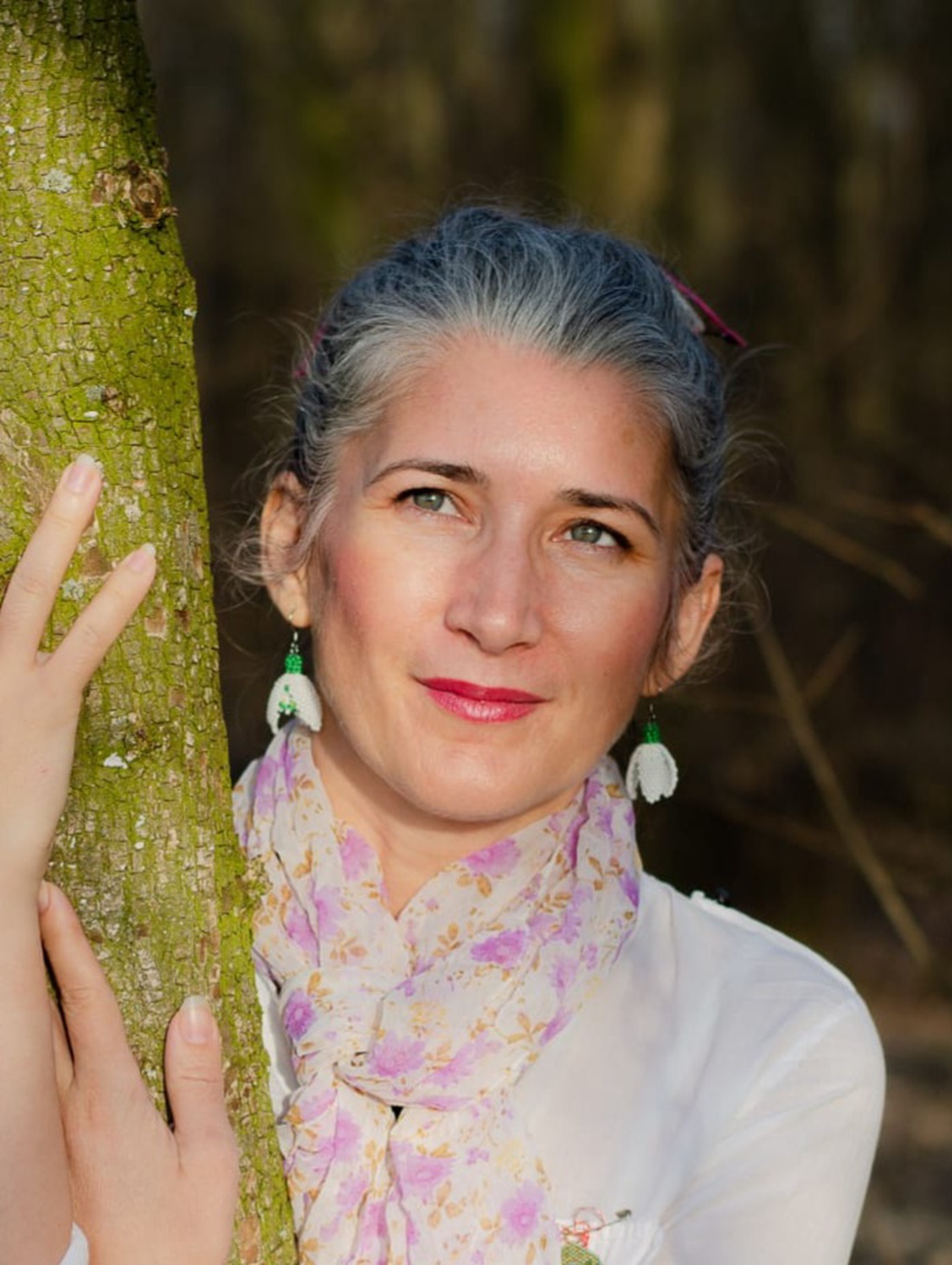 Cercei ghiocei  lucrați manual cu mărgele  - bijuterii - cercei - cercei din mărgele - Artynos.ro