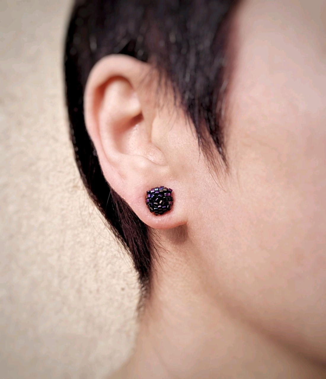 Floare  - bijuterii - cercei - cercei din mărgele - Artynos.ro