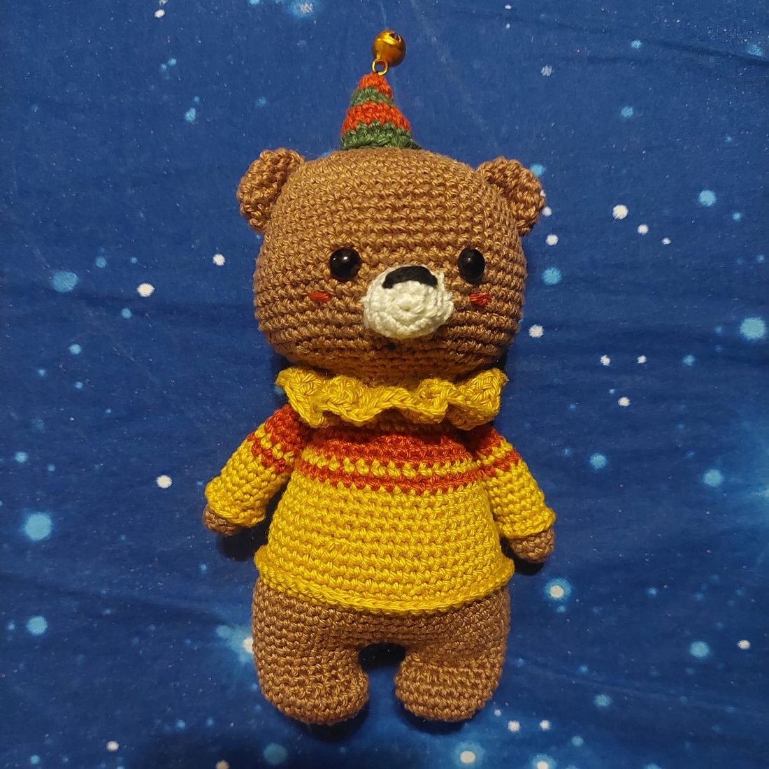 Jucărie croșetată Ursulețul Circar - jucării și echipamente pentru copii - plușuri - ursuleț de pluș - Artynos.ro