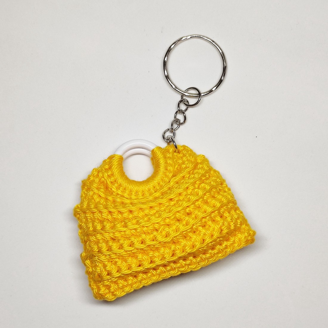 Breloc pentru geantă mini - galben însorit - geantă și husă - accesorii genți - breloc - Artynos.ro