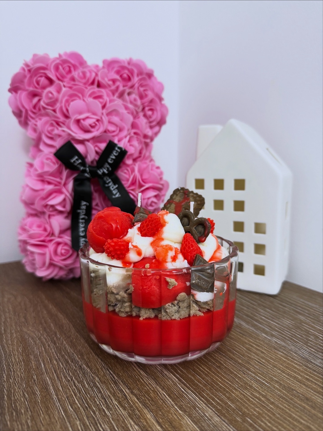 Lumânare parfumata Cheesecake  - casă & stil de viață - lumânări, parfumuri, arome - lumânări artizanale - Artynos.ro