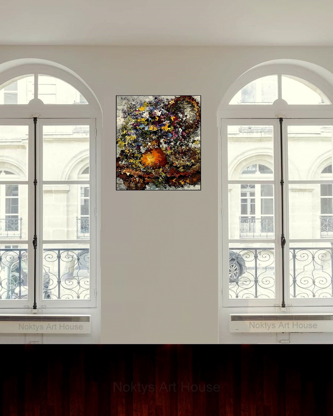 Tablou Vaza cu flori - arte vizuale și accesorii  - picturi - pictură în ulei - Artynos.ro