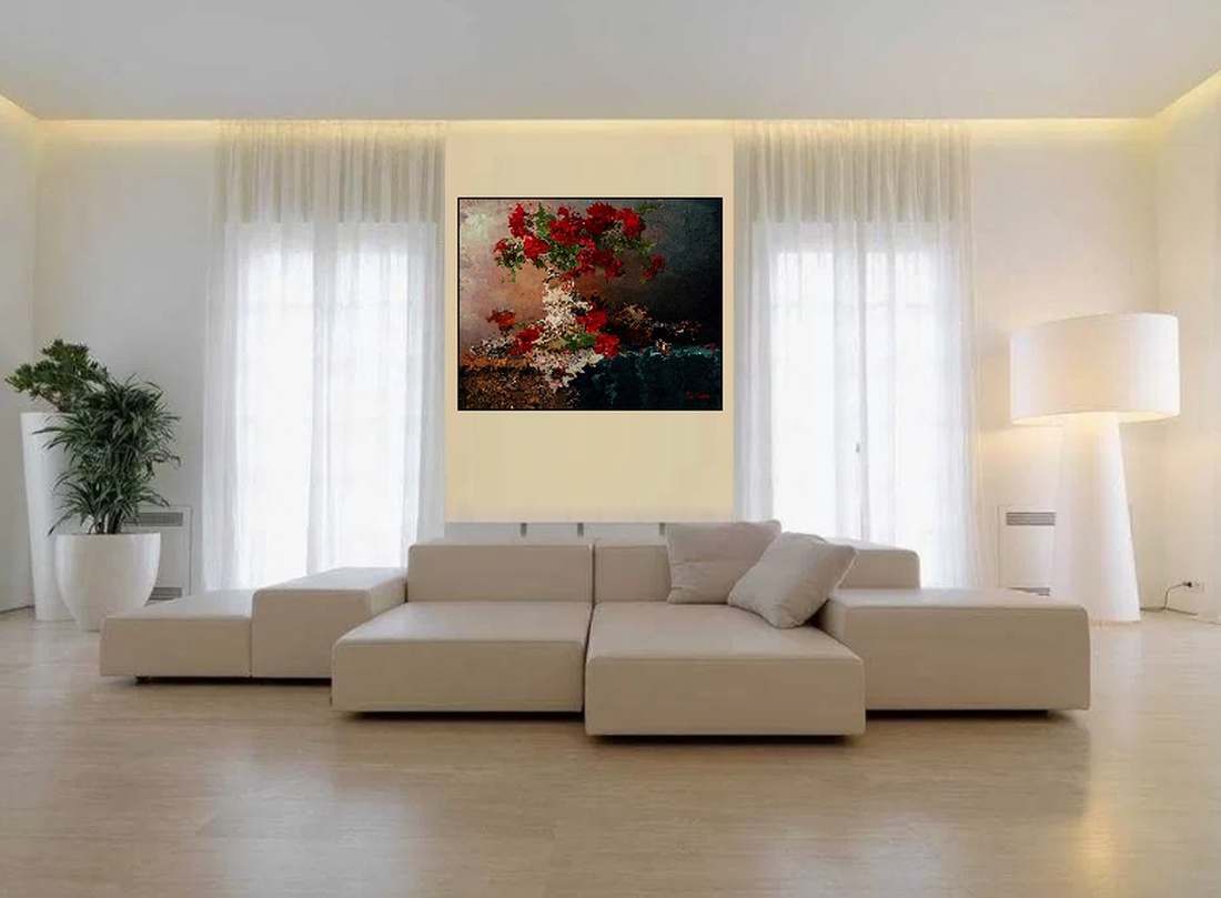 Tablou Trandafiri pentru vioara - arte vizuale și accesorii - picturi - pictură în ulei - Artynos.ro Tablou Trandafiri pentru vioara - arte vizuale și accesorii - picturi - pictură în ulei - Artynos.ro