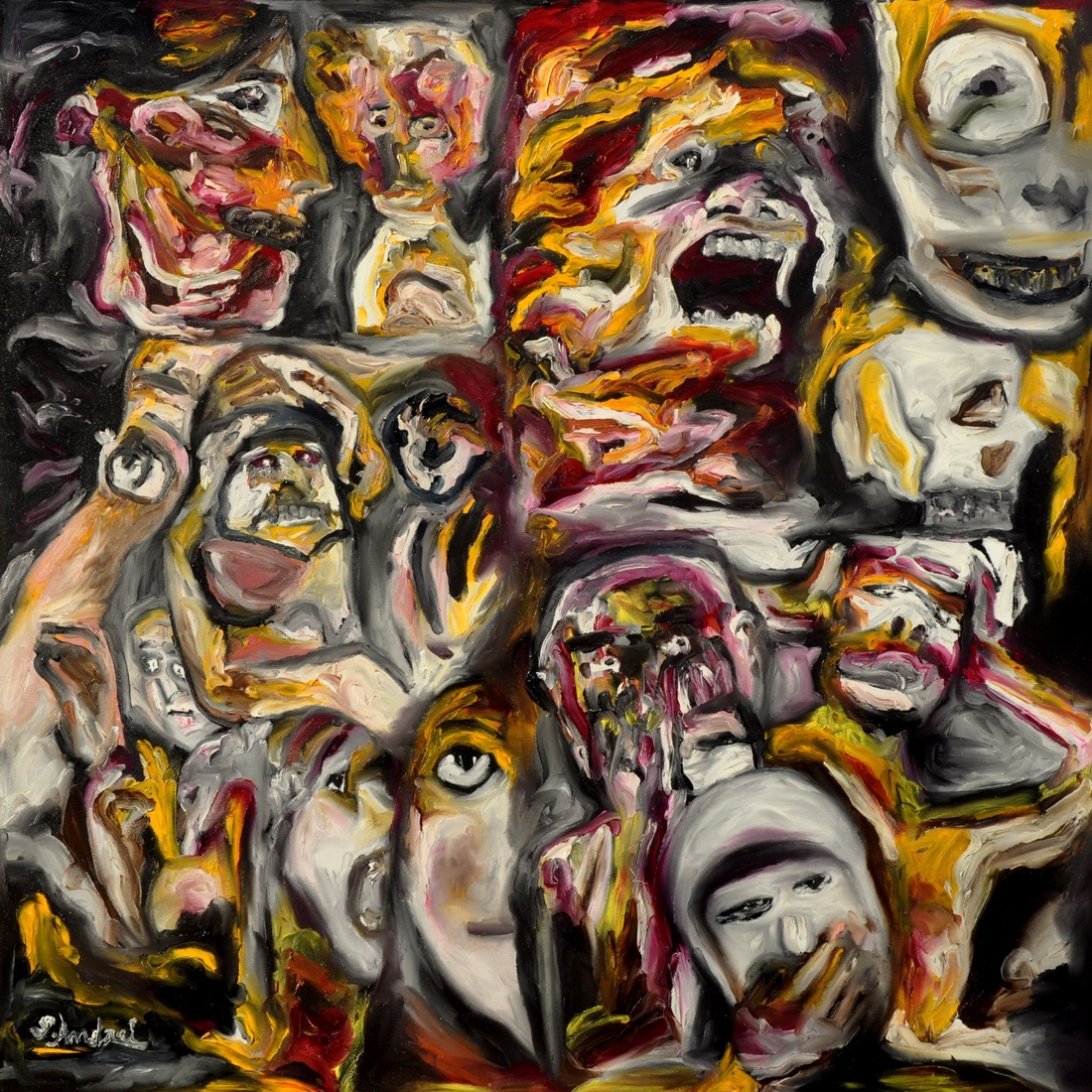 Pictura Expresia durerii - arte vizuale și accesorii - picturi - pictură în ulei - Artynos.ro Pictura Expresia durerii - arte vizuale și accesorii - picturi - pictură în ulei - Artynos.ro