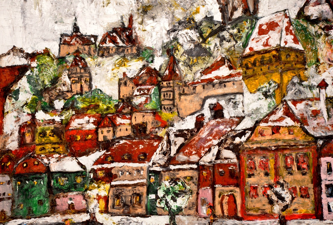 Sighisoara -pictura cu certificat - arte vizuale și accesorii - picturi - pictură în ulei - Artynos.ro Sighisoara -pictura cu certificat - arte vizuale și accesorii - picturi - pictură în ulei - Artynos.ro