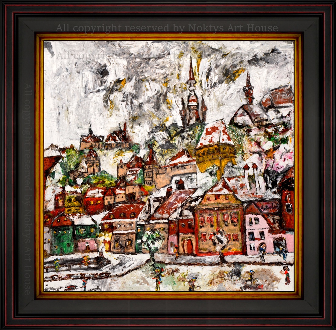 Sighisoara -pictura cu certificat - arte vizuale și accesorii - picturi - pictură în ulei - Artynos.ro Sighisoara -pictura cu certificat - arte vizuale și accesorii - picturi - pictură în ulei - Artynos.ro