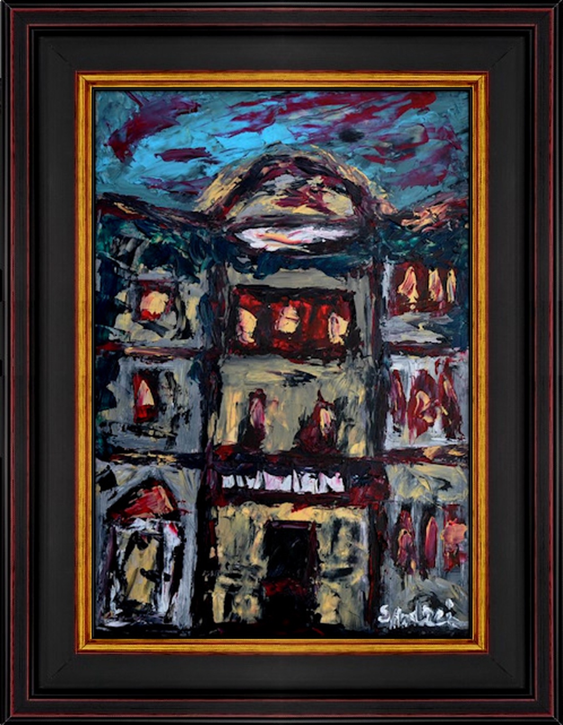 Lumini ale nopții -O pictură unicat de S. Andrei (Noktys) - arte vizuale și accesorii - picturi - pictură în ulei - Artynos.ro Lumini ale nopții -O pictură unicat de S. Andrei (Noktys) - arte vizuale și accesorii - picturi - pictură în ulei - Artynos.ro