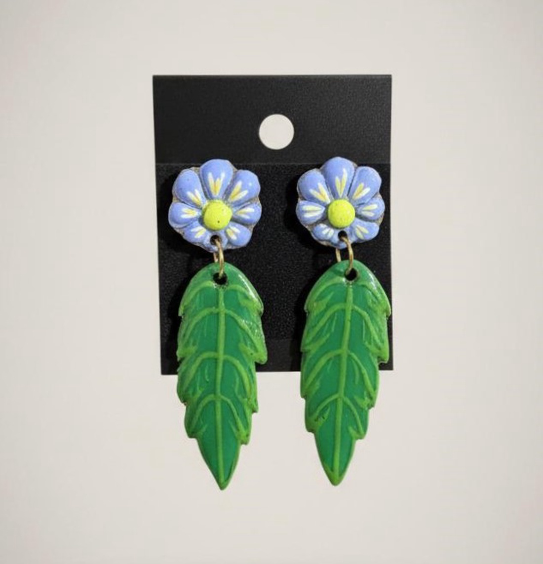 Cerceii Florali - bijuterii - cercei - cercei din rășină - Artynos.ro