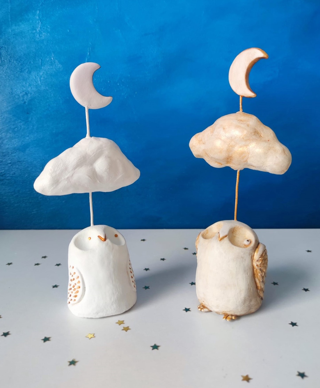 Figurină decorativă Bufniță Aurie  - casă & stil de viață - decorațiuni de casă - decorațiuni de masă și rafturi - decorațiuni de masă - Artynos.ro