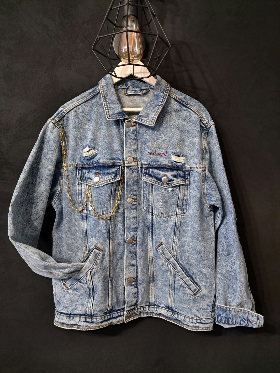 Geaca The Nun unicat - îmbrăcăminte și modă - haine bărbați - geacă bărbați - Artynos.ro