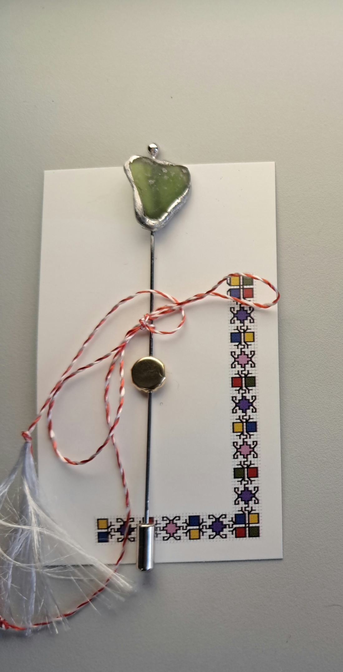 Martisor Sea glass  - bijuterii - mărțișor - Artynos.ro