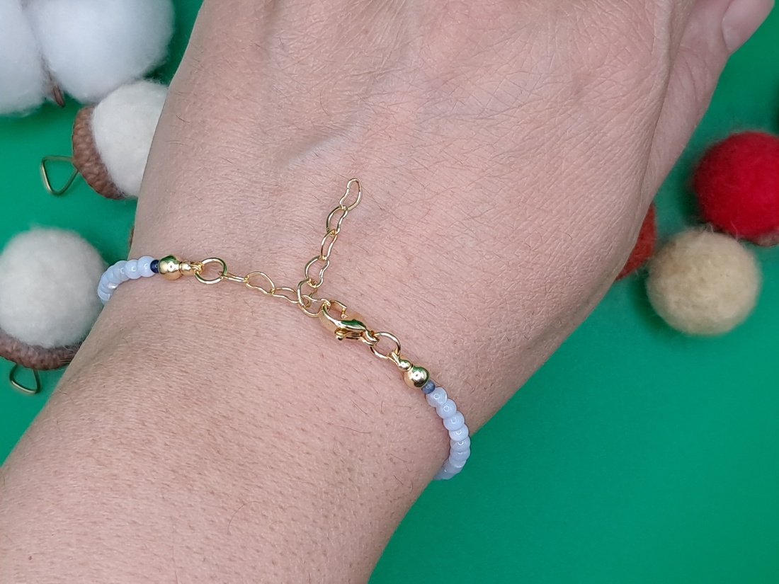 Bratara martisor din sidef - bijuterii - brățări - brățări din mărgele - Artynos.ro