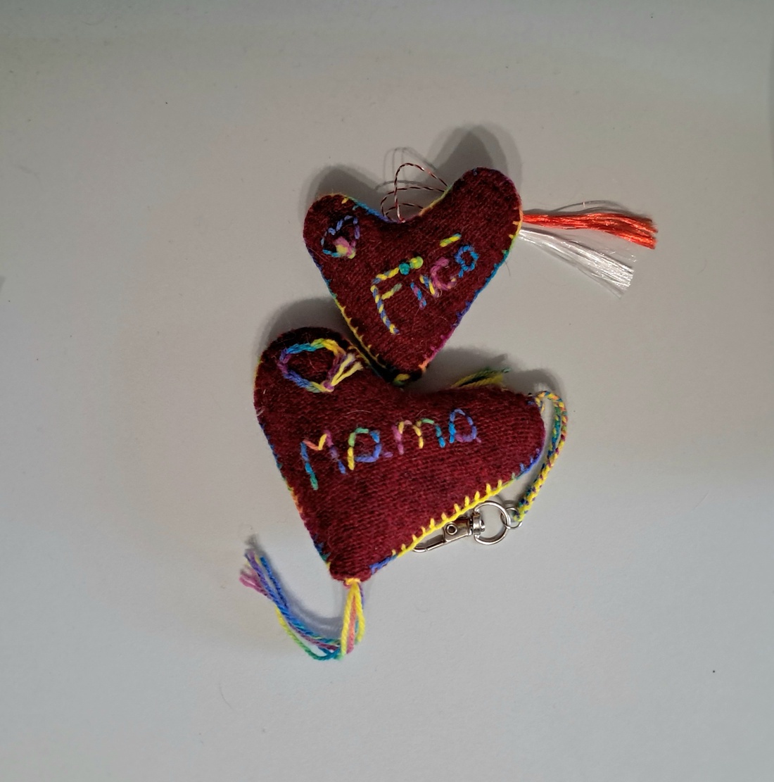 Set brosa si breloc  - bijuterii - mărțișor - Artynos.ro