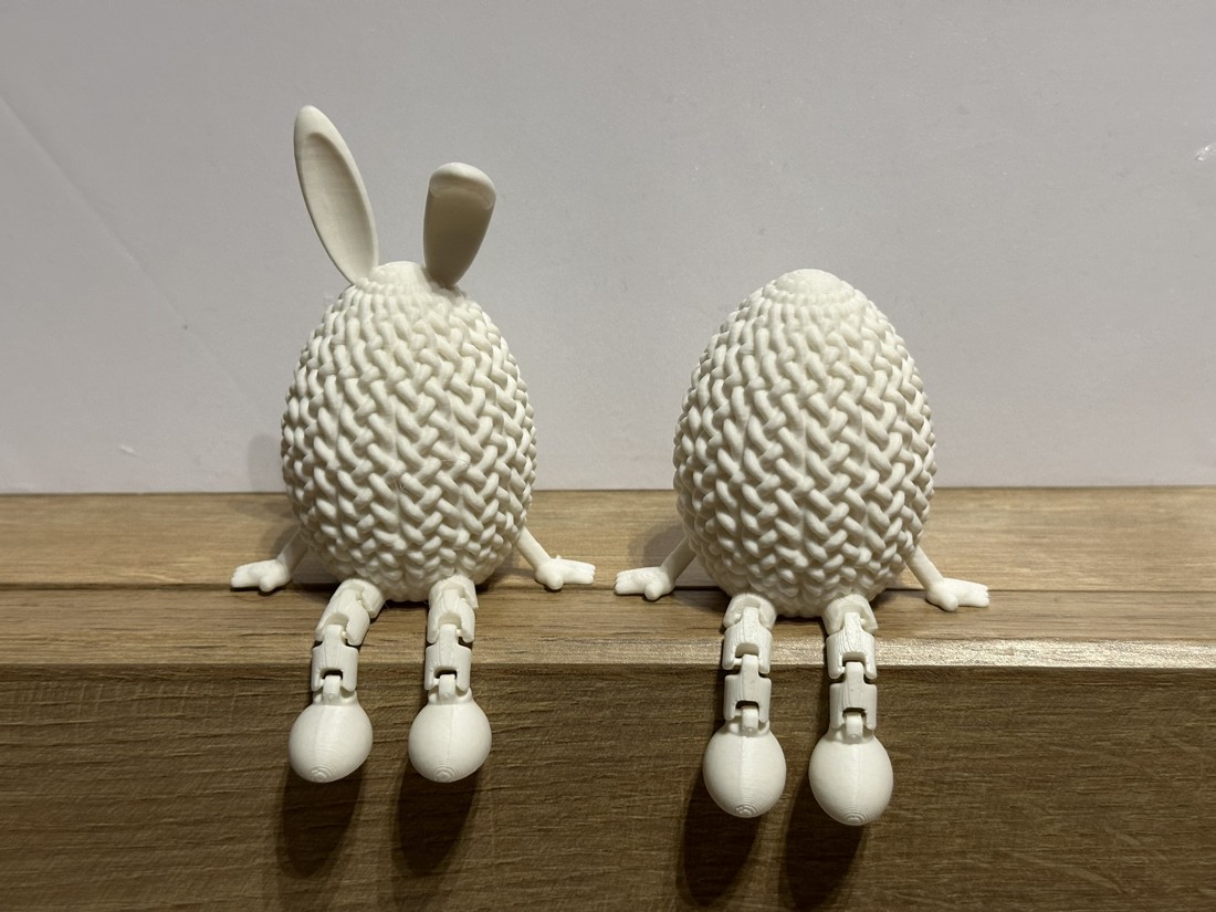 Cuci Flexi Bunny Egg � 10 cm, cu picioare mobile -  - Artynos.ro