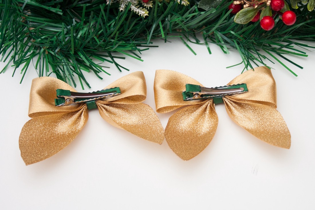 Clemă de păr de Crăciun Masnis - Aur - crăciun - îmbrăcăminte de crăciun - Artynos.ro