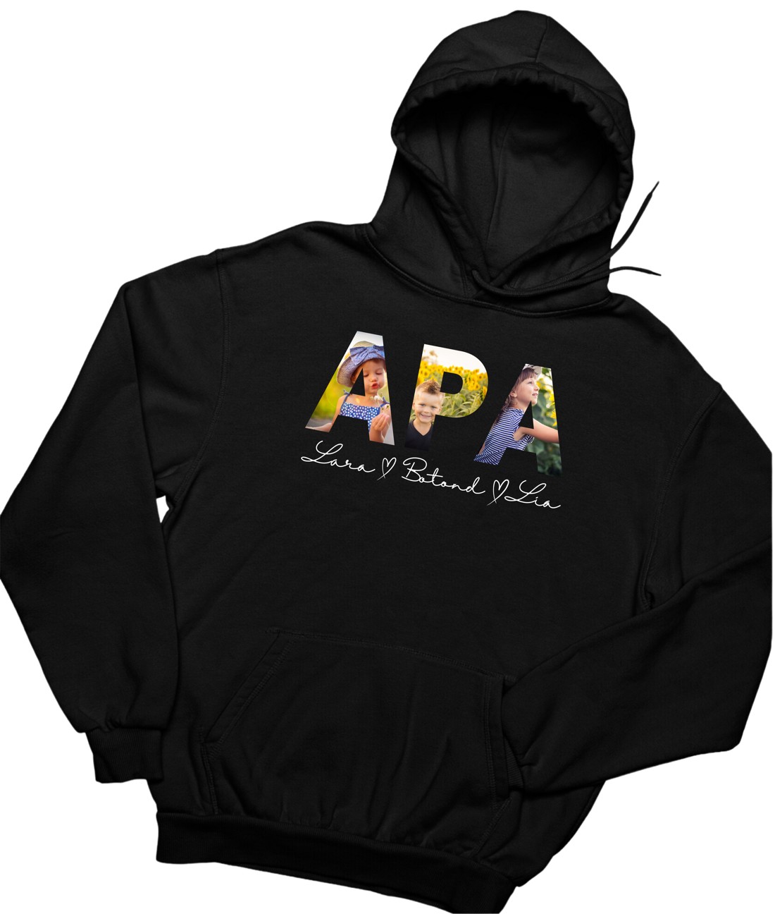 Scrisori din fotografii - Sweatshirt cu logo APA - Un cadou unic pentru tata -  - Artynos.ro