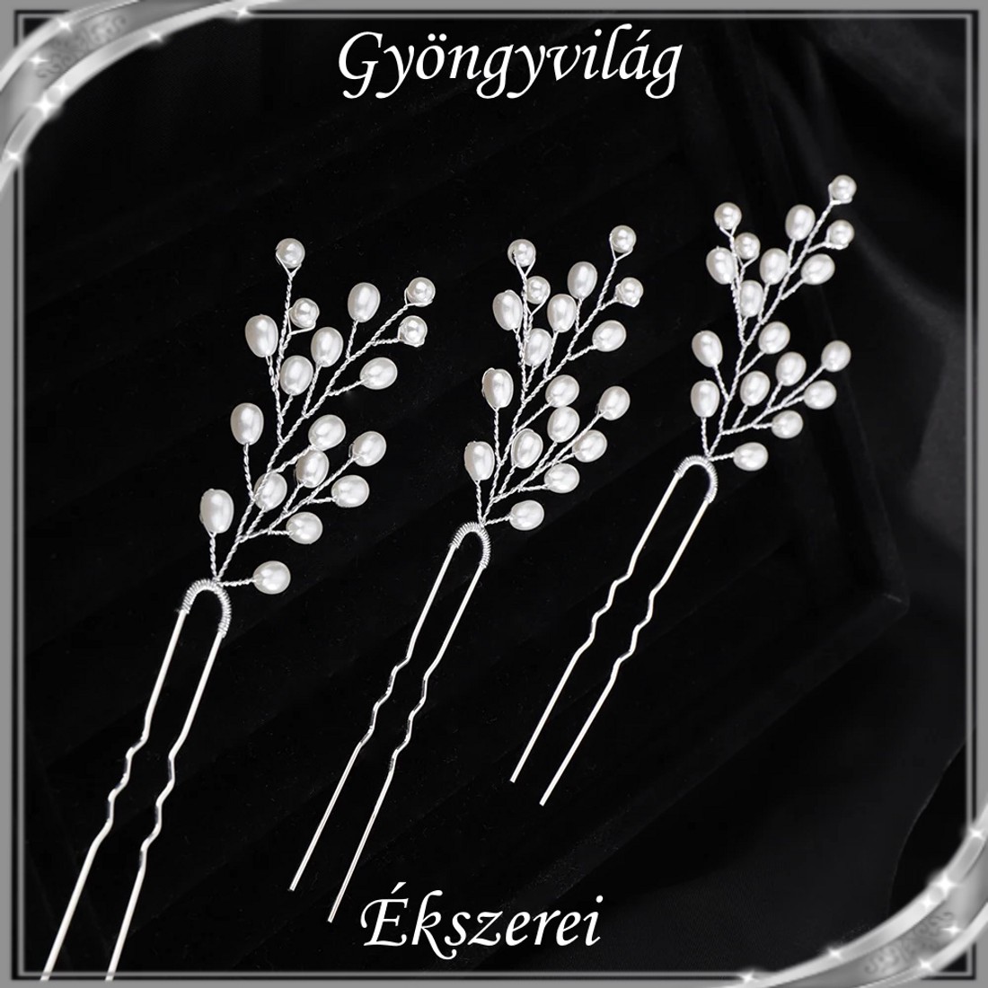 Bijuterii, ornamente de păr, catarame de păr: nuntă, mireasă, ornament de păr casual S-H-TŰ04e set alb (3db) - - Artynos.ro Bijuterii, ornamente de păr, catarame de păr: nuntă, mireasă, ornament de păr casual S-H-TŰ04e set alb (3db) - - Artynos.ro
