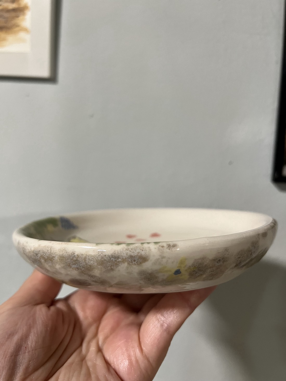 Farfurie de desert din ceramică Micul dejun la țară -  - Artynos.ro