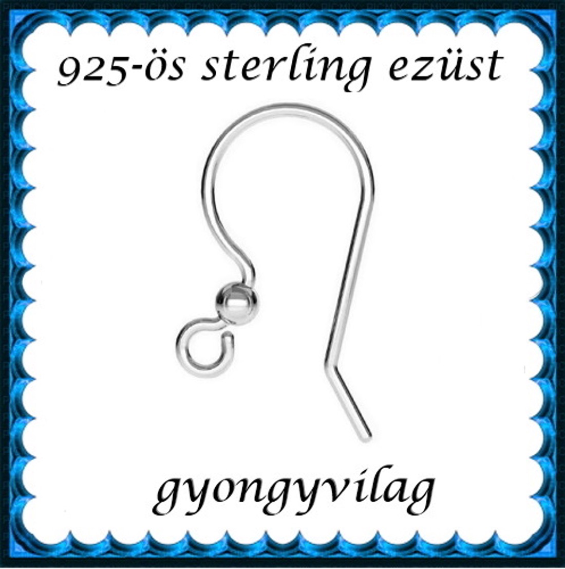 Accesorii pentru bijuterii din argint 925: bază pentru cercei cu cârlig EFK A 91 - - Artynos.ro Accesorii pentru bijuterii din argint 925: bază pentru cercei cu cârlig EFK A 91 - - Artynos.ro