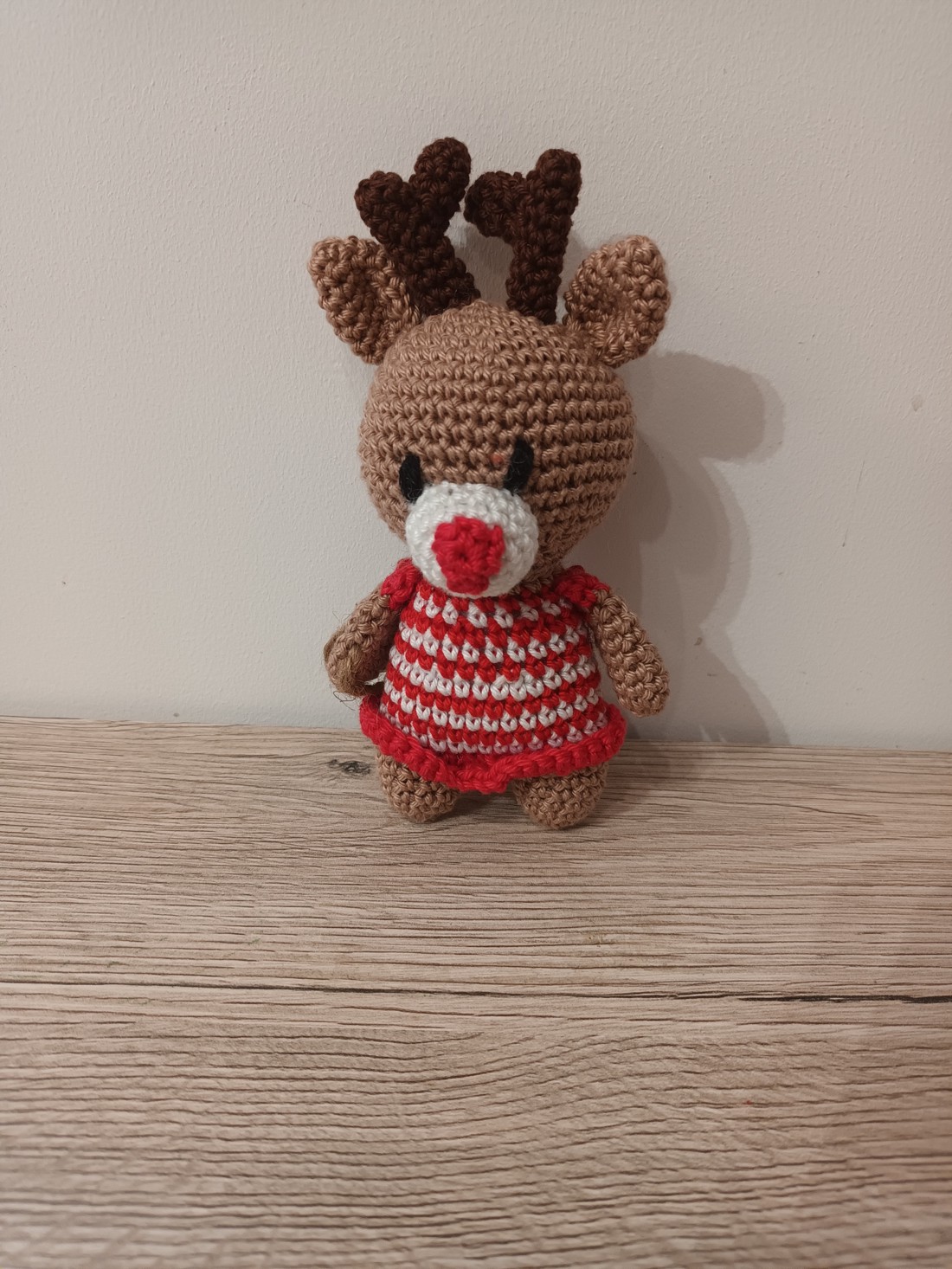 Amigurumi fată ren - crăciun - cadouri de moș crăciun - cadouri de moș crăciun - Artynos.ro