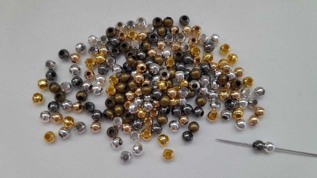Bile metalice - 3mm - 190 buc / pachet - culori mixte - - Artynos.ro Bile metalice - 3mm - 190 buc / pachet - culori mixte - - Artynos.ro