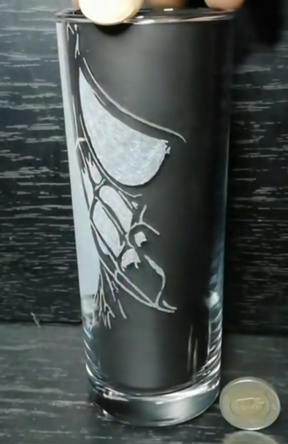 Pahar de sticlă cu model Spider-Man  -  - Artynos.ro