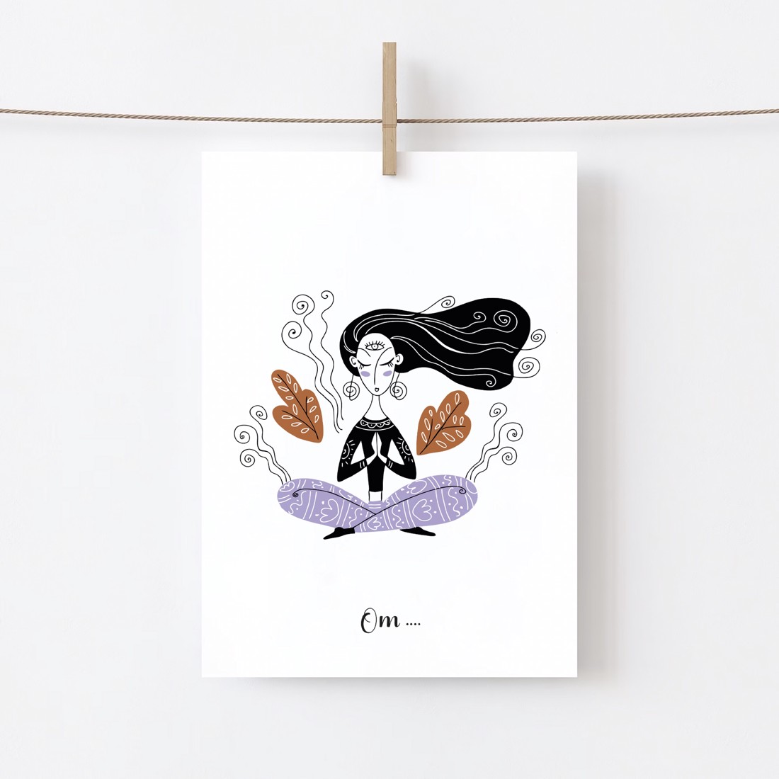 Yoga poster, yoga motivational imagine, yoga studio decor de perete - - Artynos.ro Yoga poster, yoga motivational imagine, yoga studio decor de perete - - Artynos.ro