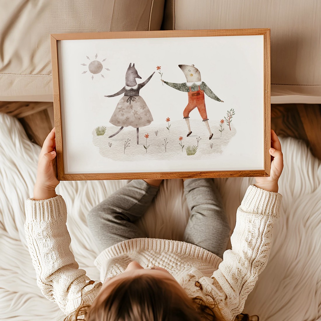 Pădure petrecere pepinieră, poster grădiniță, artă de perete animal pădure - - Artynos.ro Pădure petrecere pepinieră, poster grădiniță, artă de perete animal pădure - - Artynos.ro