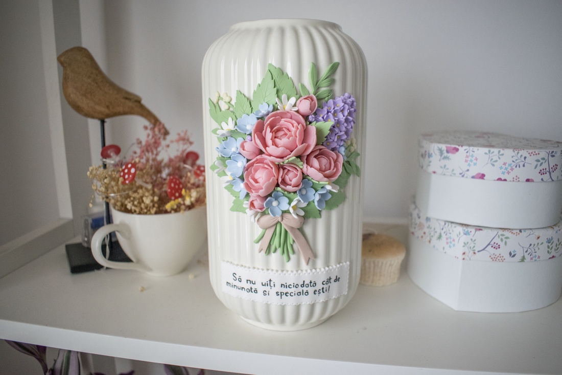Vază Buchet Flori - casă & stil de viață - decorațiuni de casă - accesorii florale - vaze - Artynos.ro