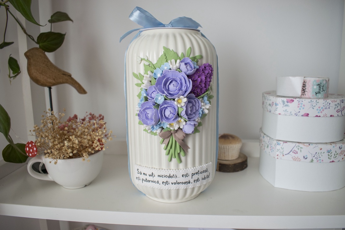 Vază Buchet Flori - casă & stil de viață - decorațiuni de casă - accesorii florale - vaze - Artynos.ro