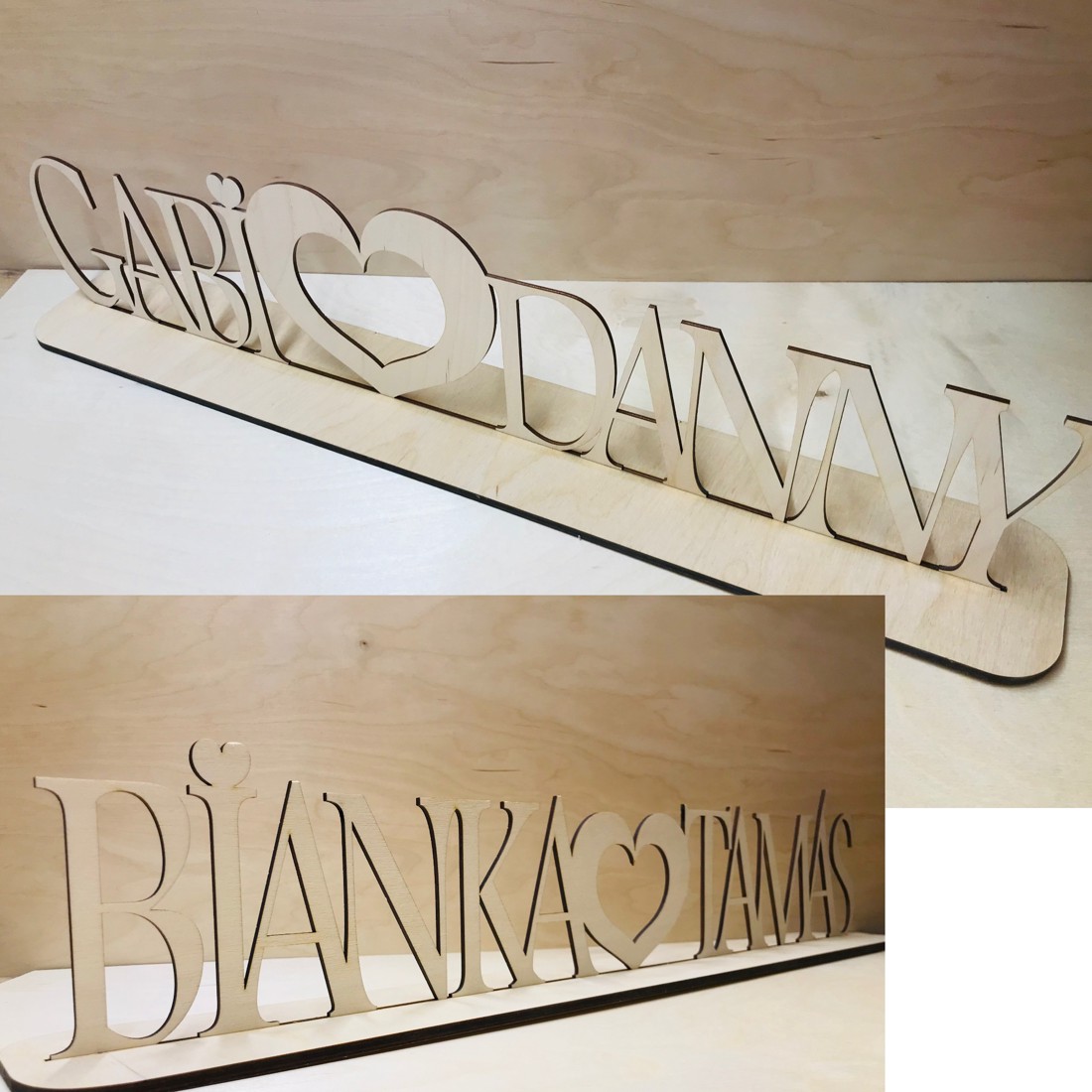 Piesă centrală de nuntă cu nume -  - Artynos.ro