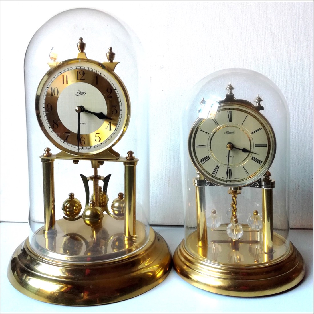 Ceas cu pendul Schatz mare, de culoare aurie - casă & stil de viață - decorațiuni de casă - decorațiuni de pereți - ceasuri de perete - Artynos.ro