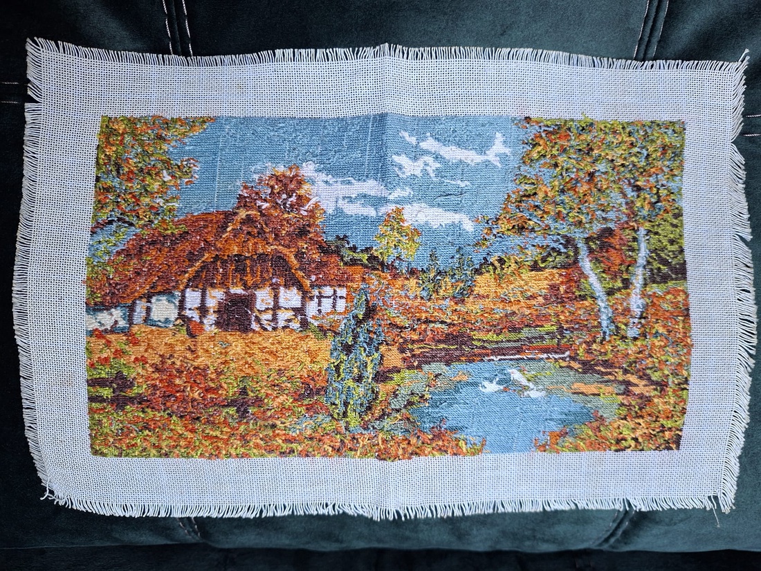 Toamna ruginie - arte vizuale și accesorii  - imagini cu broderii - gobelin - Artynos.ro