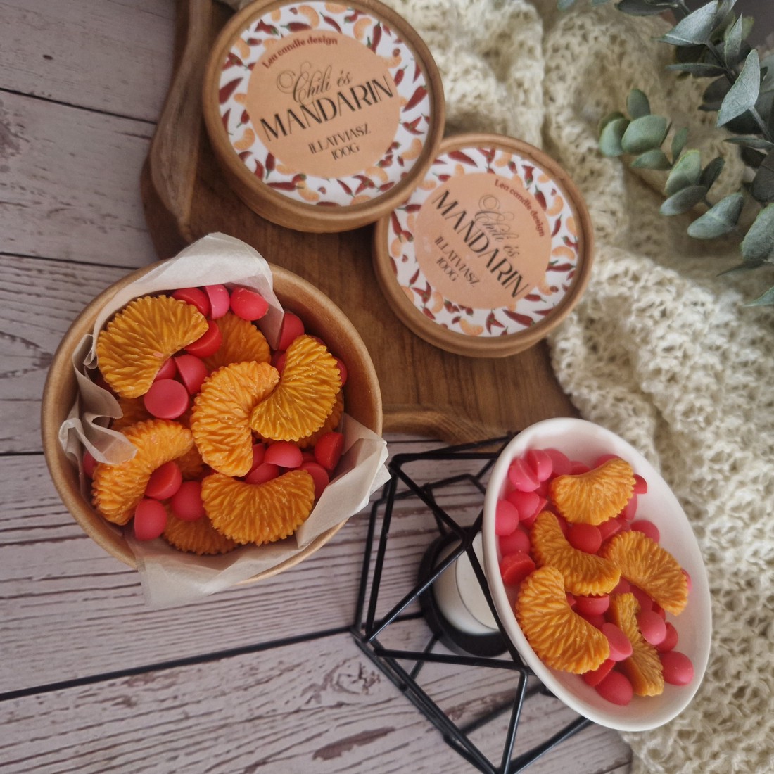 Ceară parfumată cu aromă de chilli și mandarină - - Artynos.ro Ceară parfumată cu aromă de chilli și mandarină - - Artynos.ro